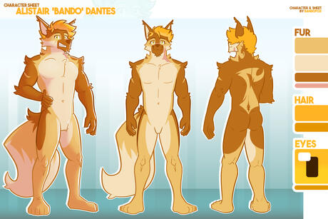 [Current Ref Sheet] Alistair 'Bando' Dantes